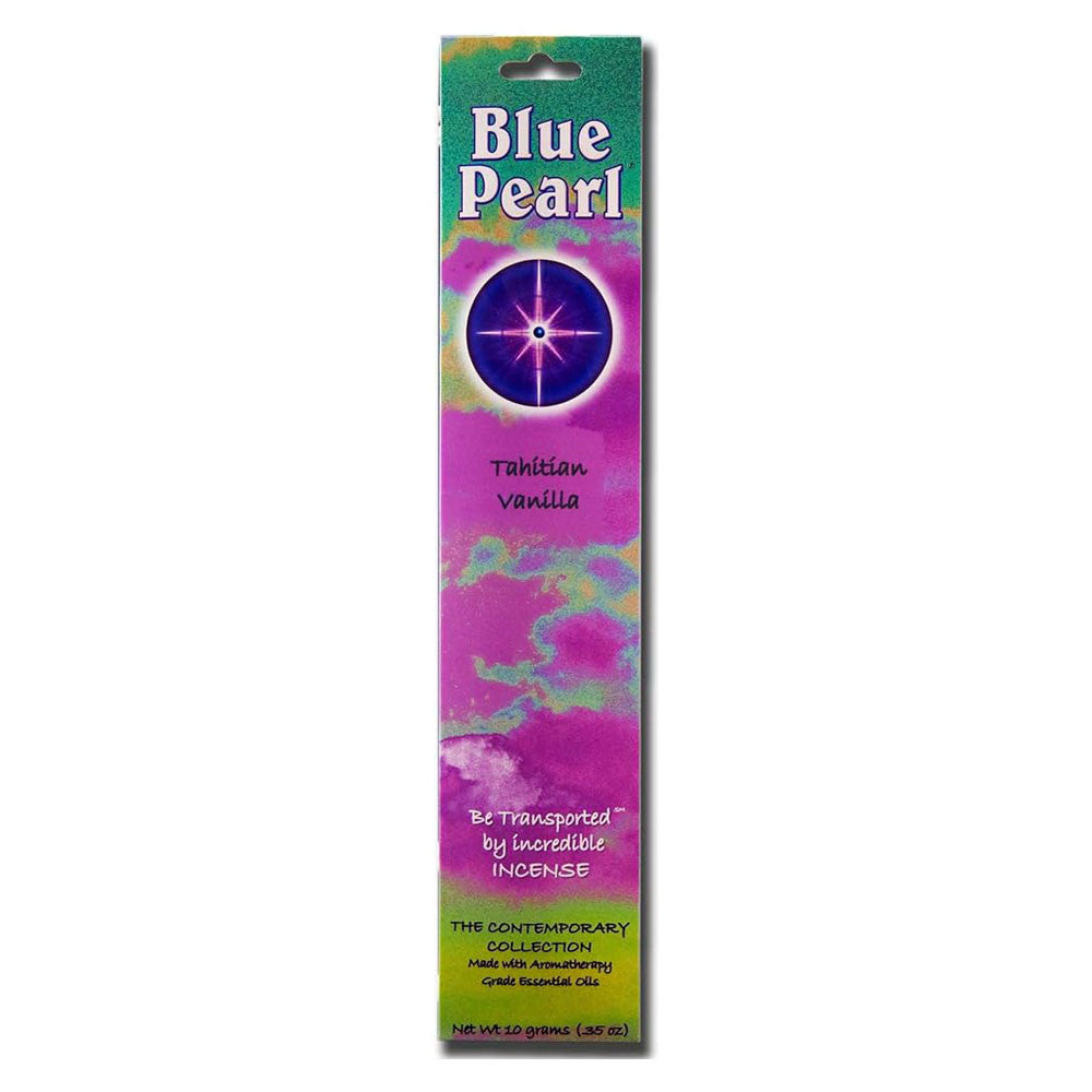 Blue Pearl Contemporary Collection Tahitian Vanilla Incense, 10 Gm
